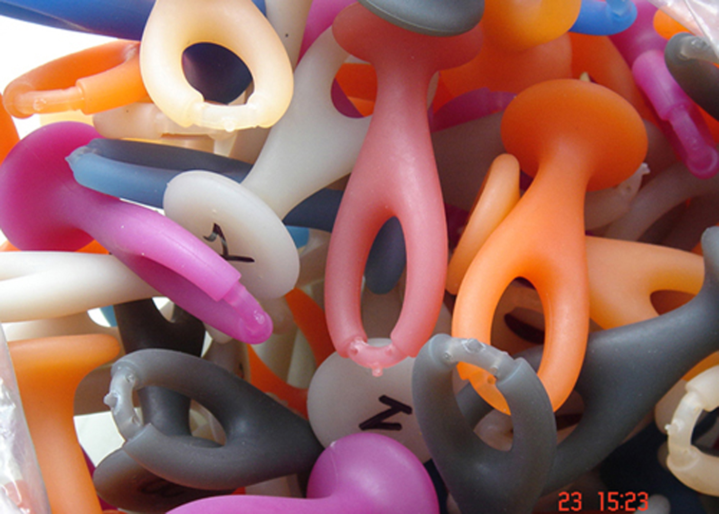 Bat Flight key holder rubber colors samples