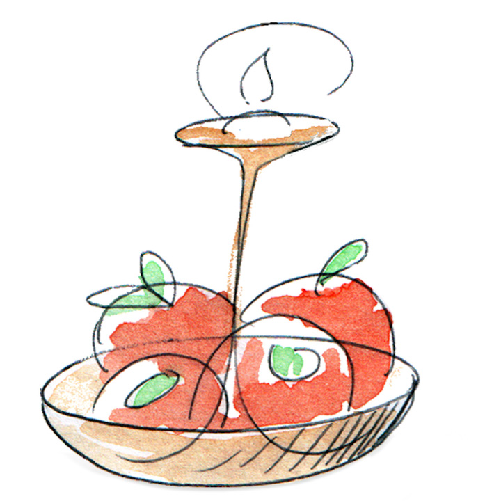 Centrotavola basket candle holder project sketch