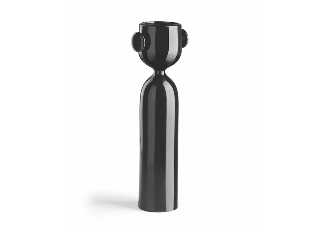 tall vase black