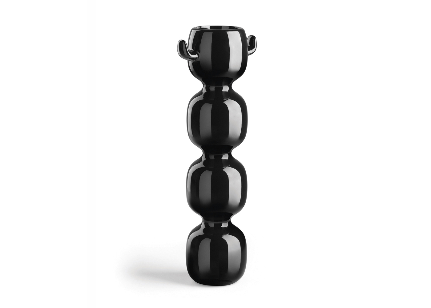 tall vase produced by euro3plast-black