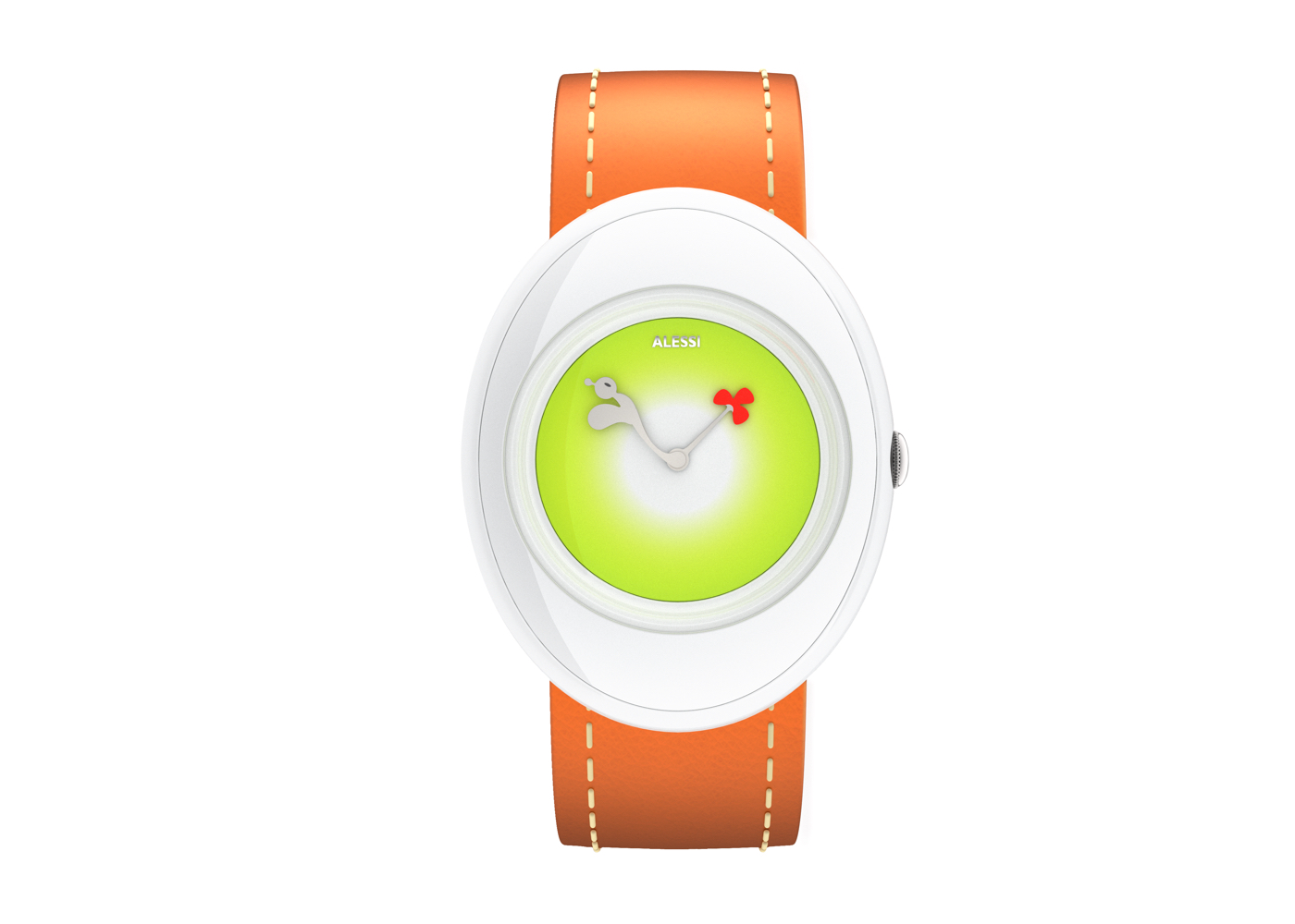 immagine Millennum Jr orologio kids, bianco arancione prospetto