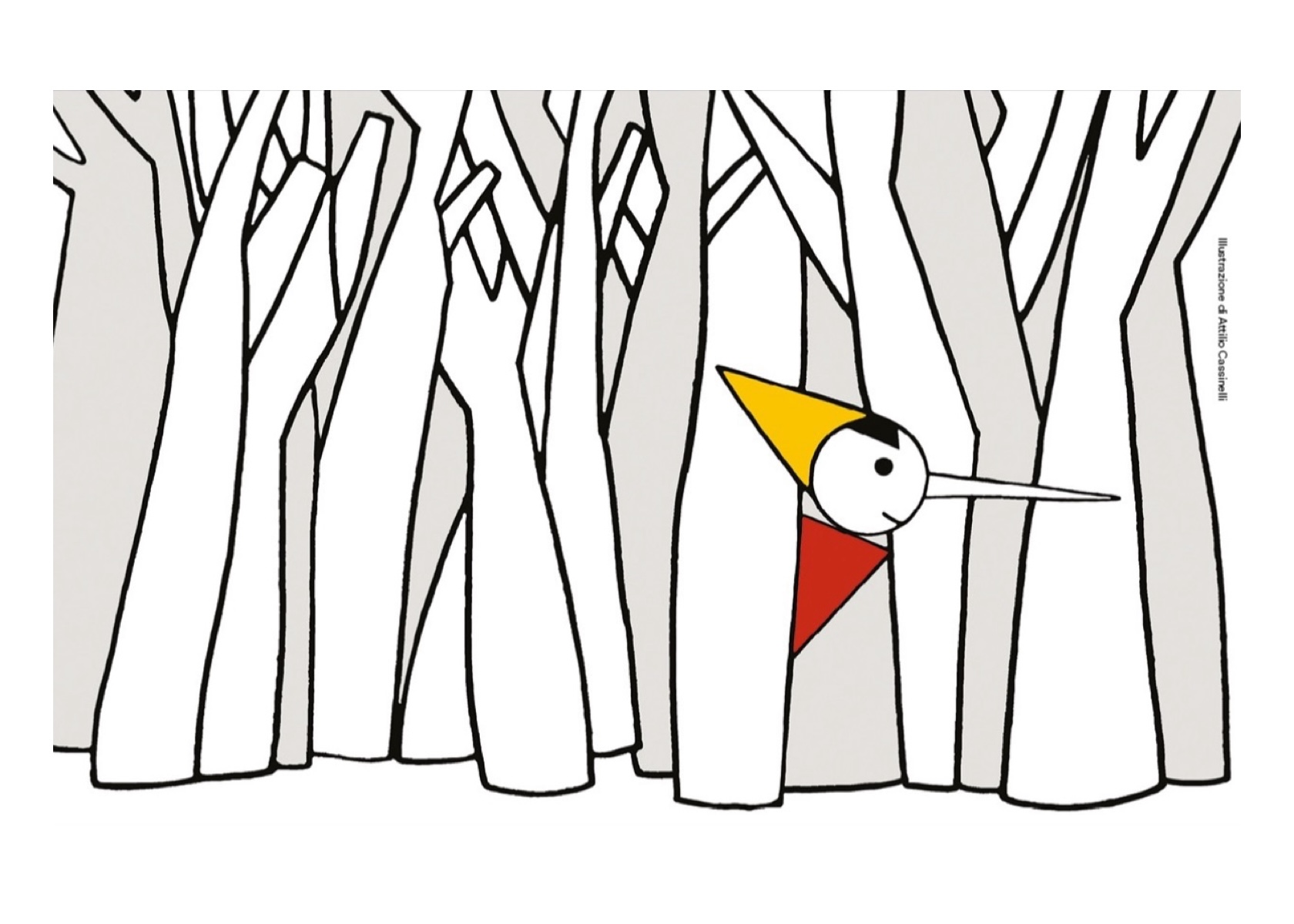 grafica dell'invito alla mostra
