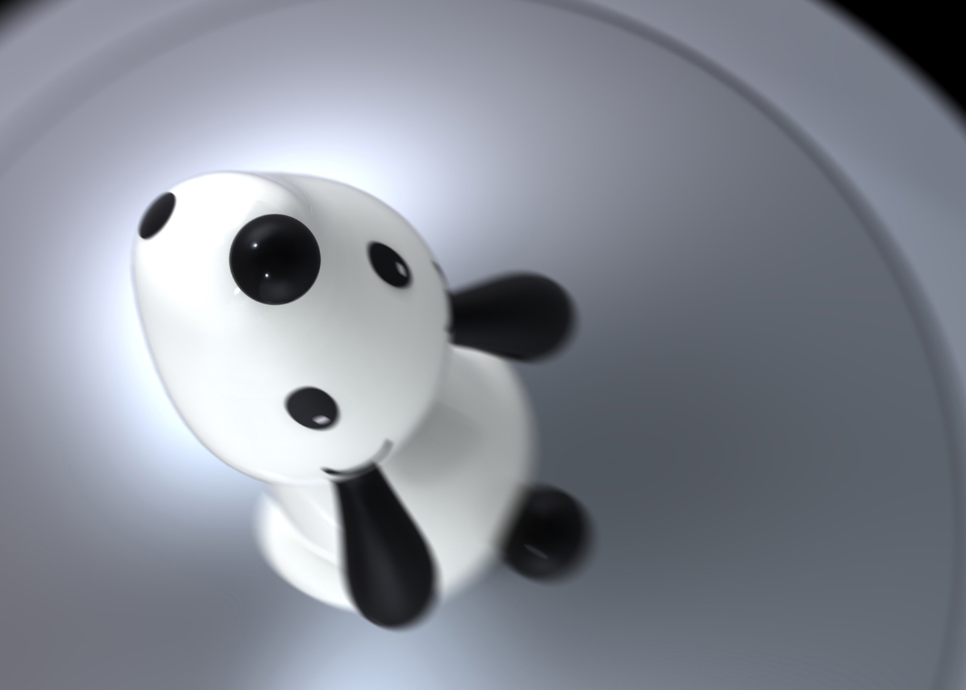 rendering personaggio visto dall'alto