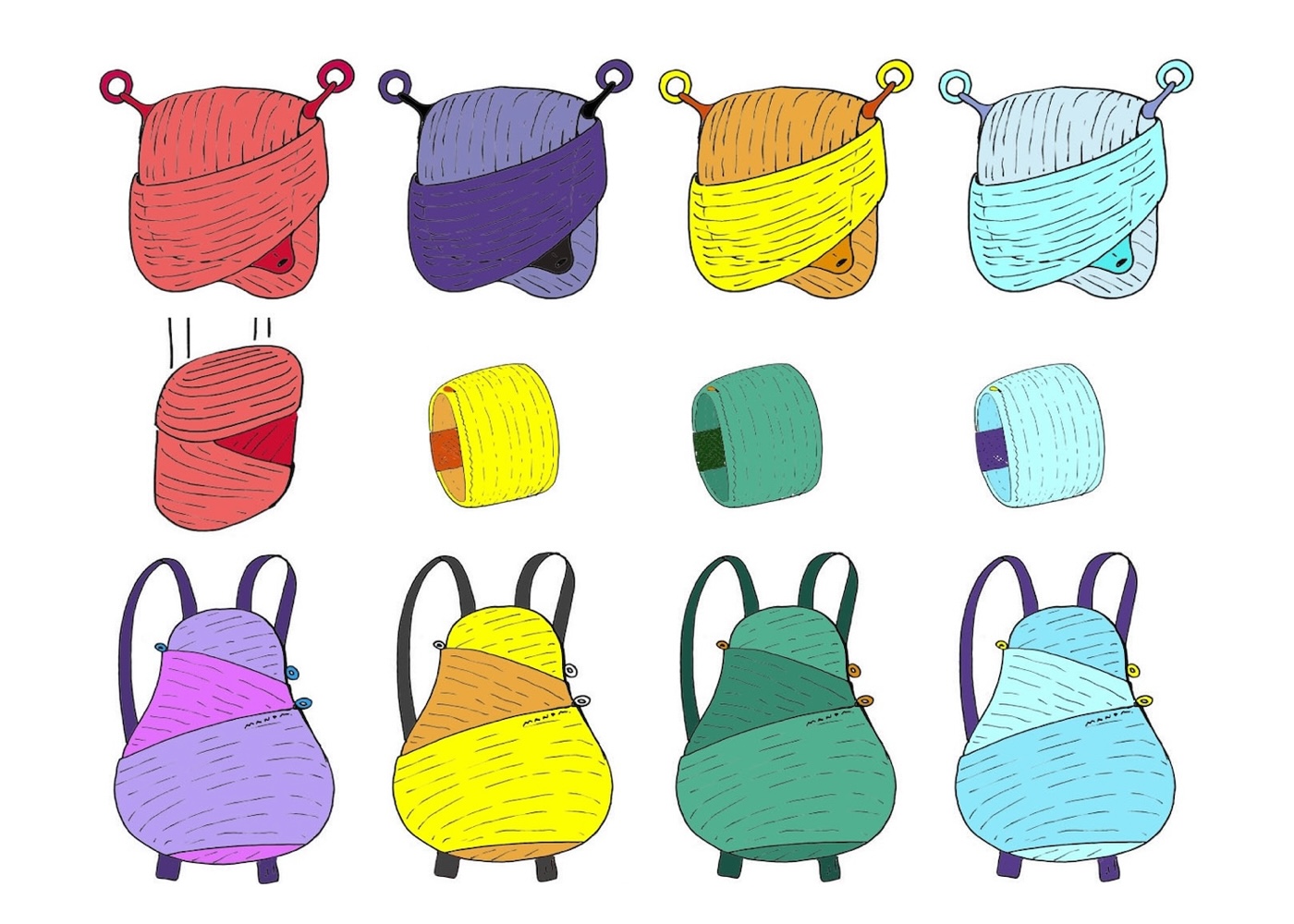 progetto borse e colori, big size.