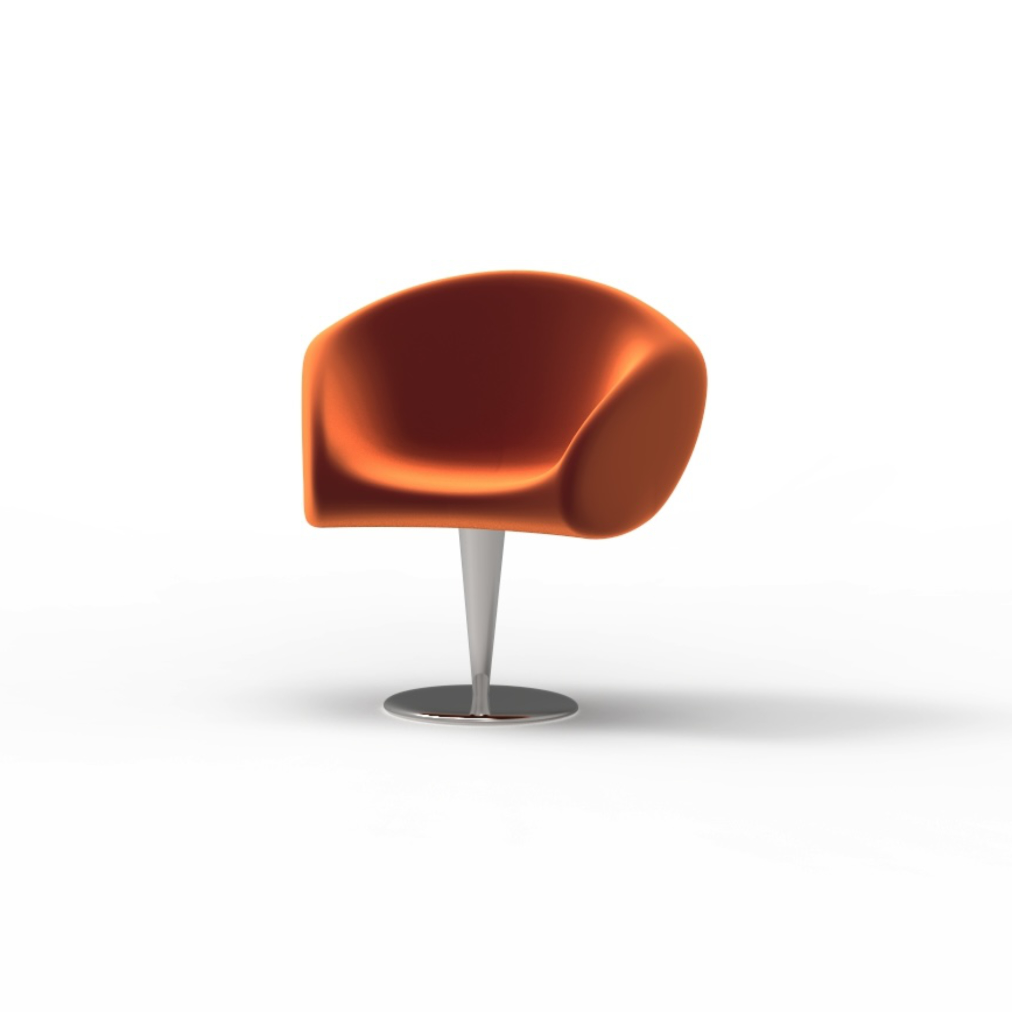 versione Medium Pedestal colore arancionescuro prospettiva